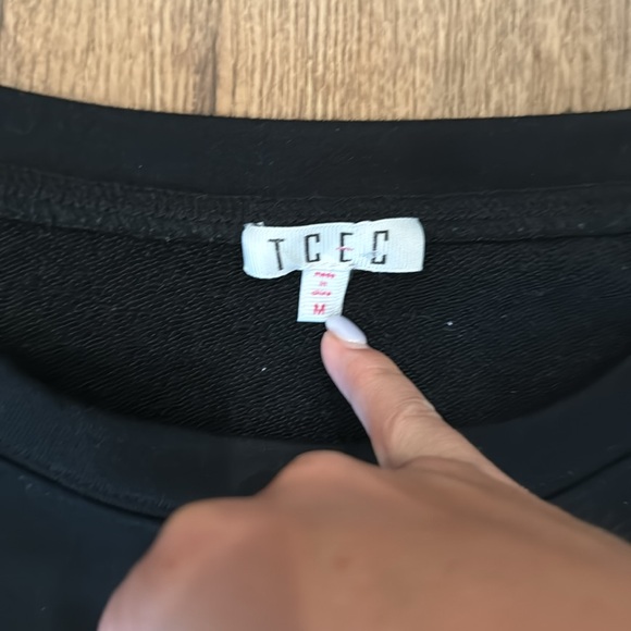 TCEC Black Sequin Sweatshirt - Picture 3 of 4